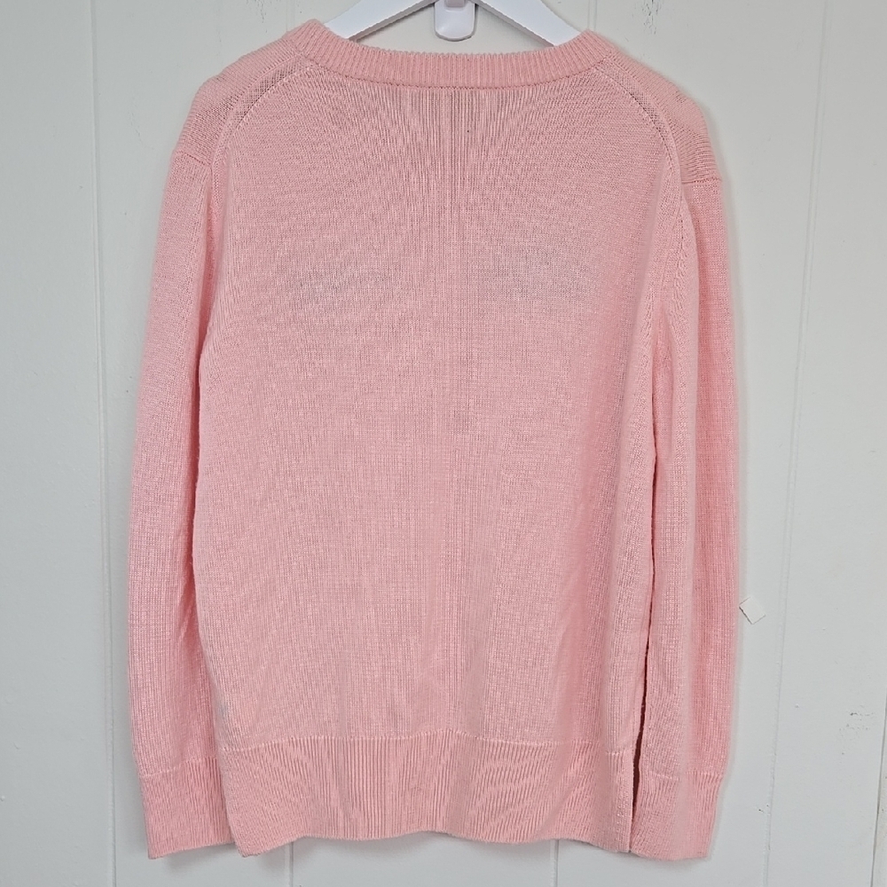 Kate Spade Women's Pink Wink Wool Blend Crew Neck Sweater, Small - Picture 6 of 10
